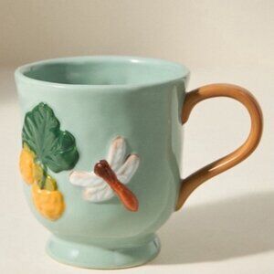 Anthropologie - The Faye Icon Stoneware Mug: Fall Edition – Sky – NWT in box